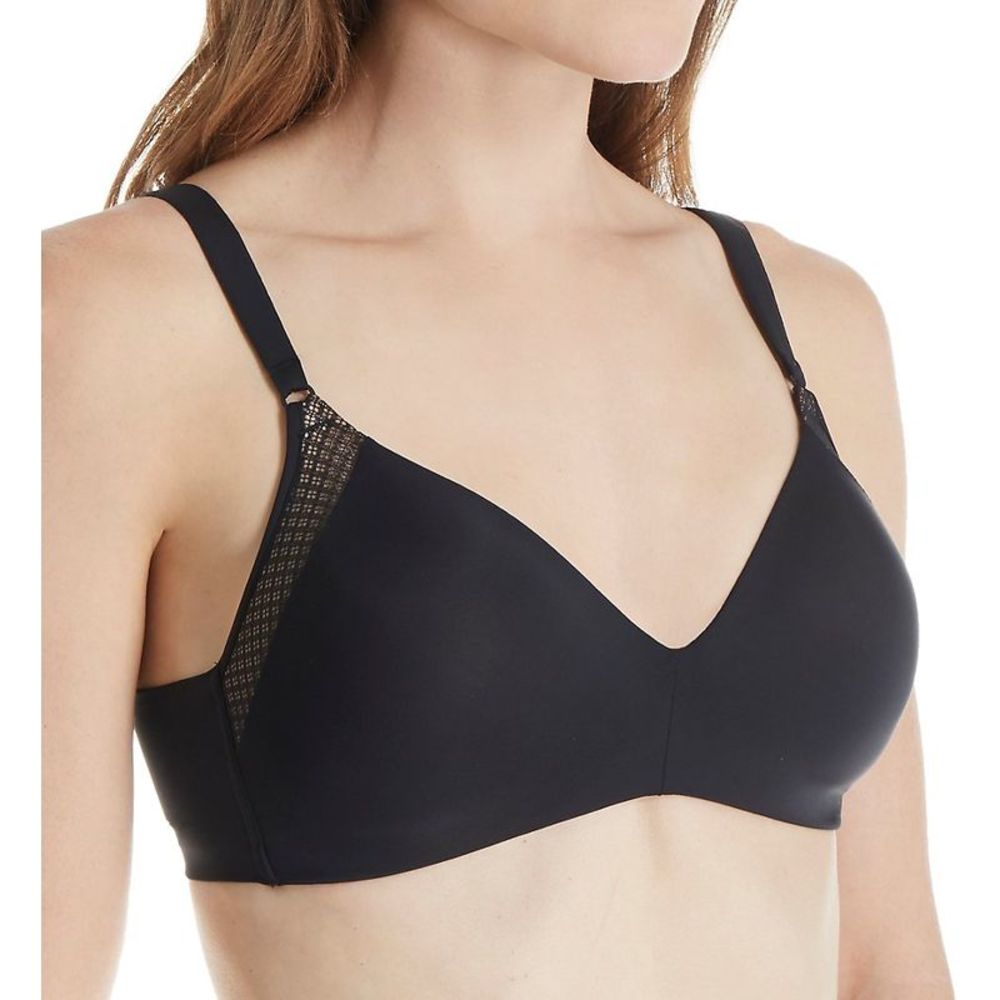 Warner's Cloud 9 Pillow Soft Wire-Free Bra with Lift -  Rich Black  RN2771A